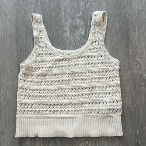 Old navy cropped knit tank